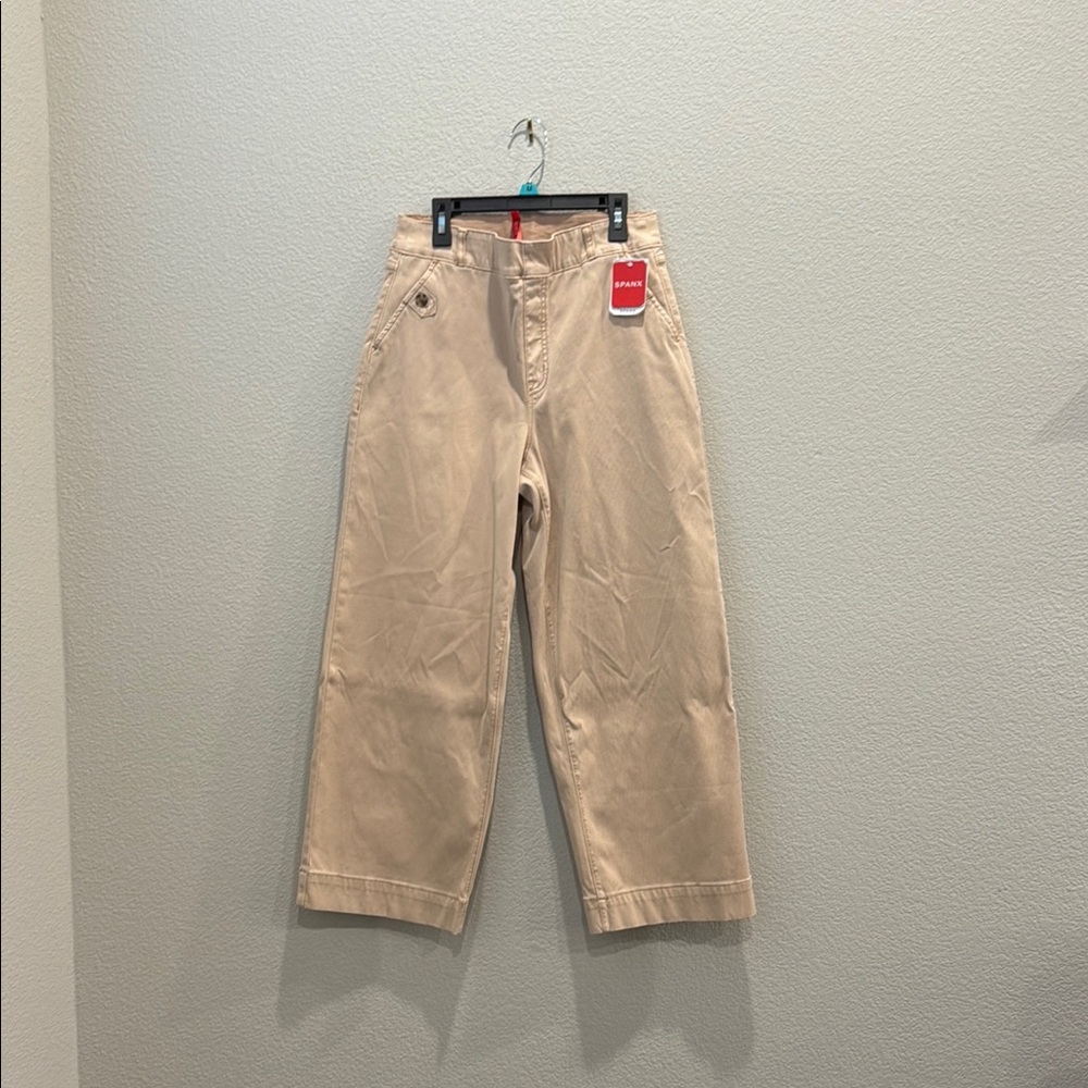 SPANX® Stretch Twill Pull-On Cropped Pant size Large